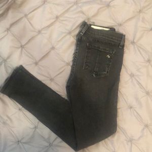 Rag and Bone Jeans Dark Grey Skinnies 26